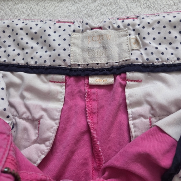 J.Crew Pink Chino Shorts Women’s Size 4 - Picture 3 of 4
